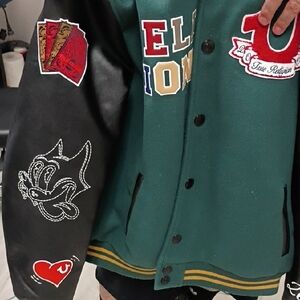 True Religion Multi-Color Varsity Jacket